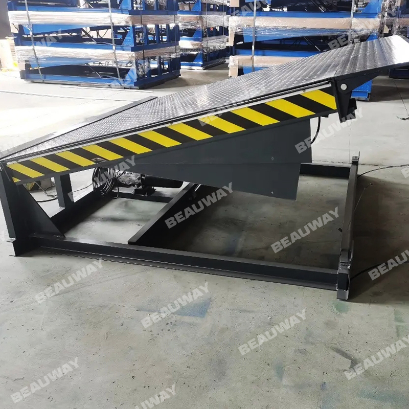 6ton 8ton 10ton 12ton Unloading Loading Ramp Lift Dock Platform Power Pack Unit Vertical Storing Hydraulic Cylinder Dock Leveler