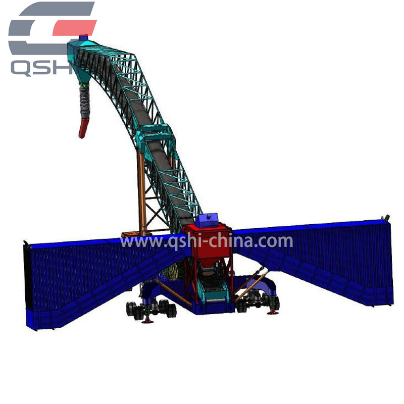 Quick Loading Truck Discharging Mobile Apron Feeding System