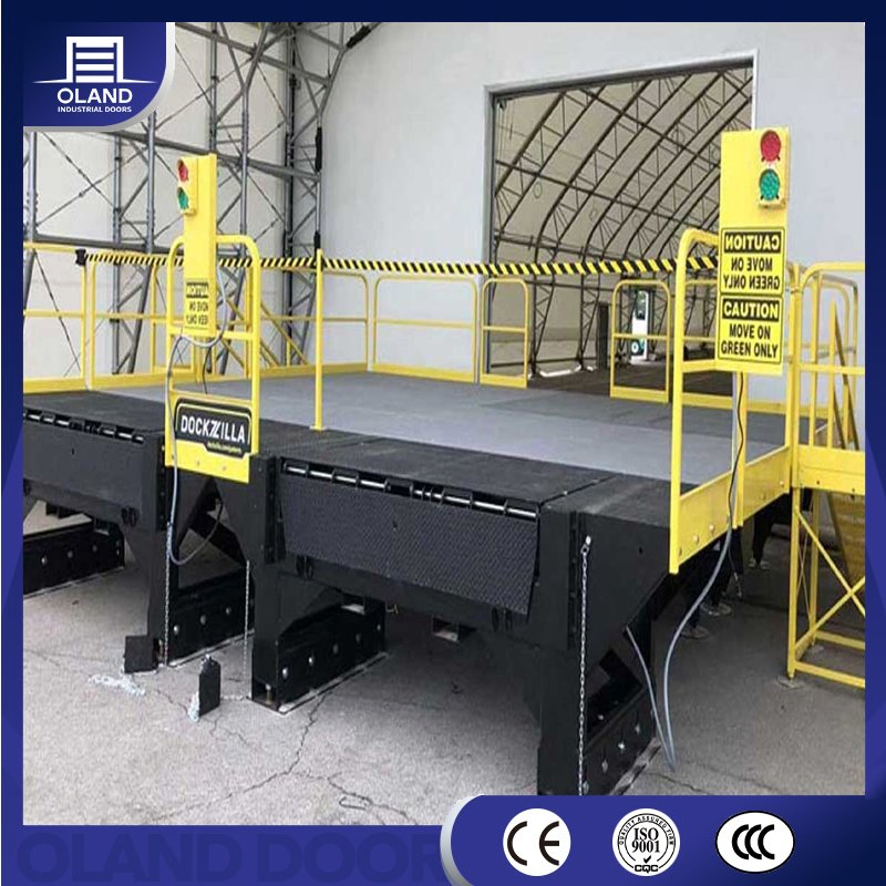 Container Forklift Loading Container Platform Air Bag Dock Leveler