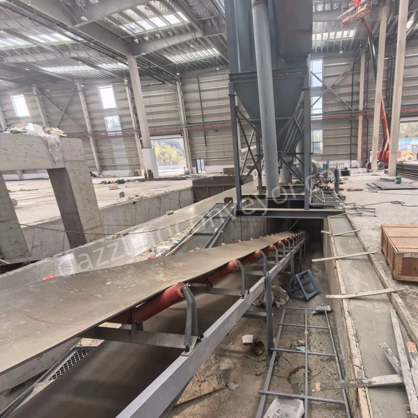 Durable Overland Belt Conveyor System for Port Bulk Material Handling