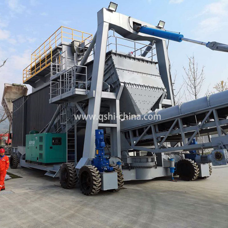 Quick Loading Truck Discharging Mobile Apron Feeding System