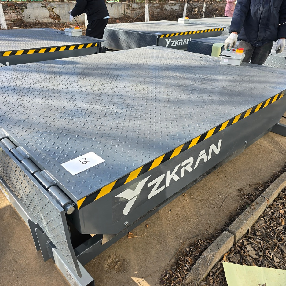 Fixed Loading Dock Platform Hydraulic 6ton 8ton Capacity