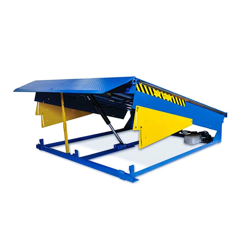 Movable Manual Hydraulic Dock Yard Forklift Container Loading Ramp Slope Platform