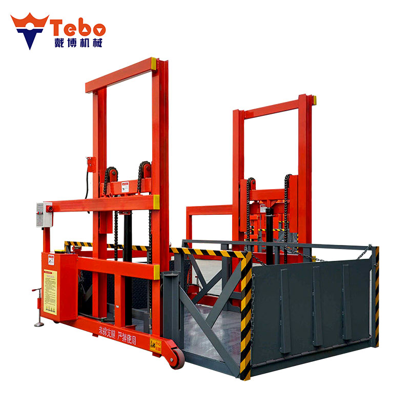 Heavy Duty Mobile Loading Dock Platform for Rapid Container Unloading Procedures