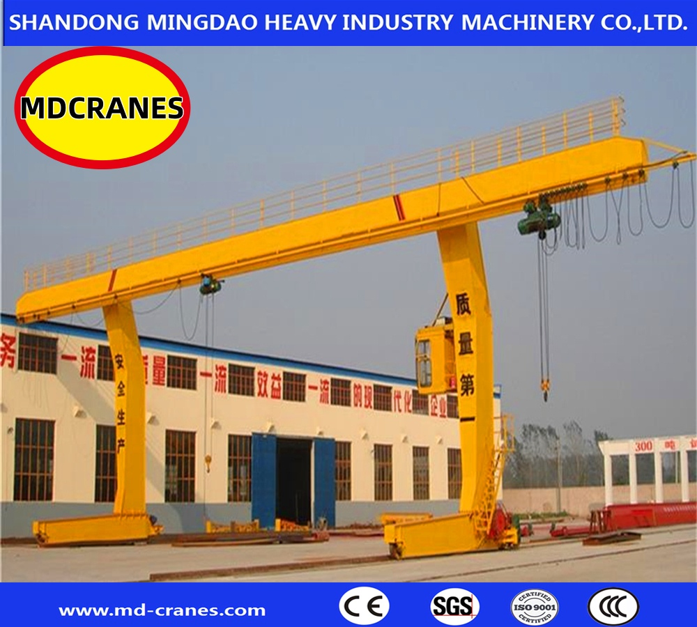Double Girder Gantry Crane Full Electric Drive System Eco Friendly Operation