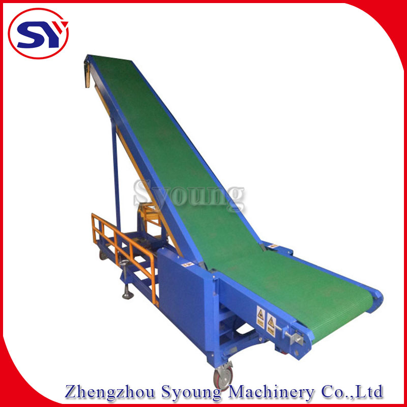 Powered Vehicle Truck Loading Unloading Conveyor System