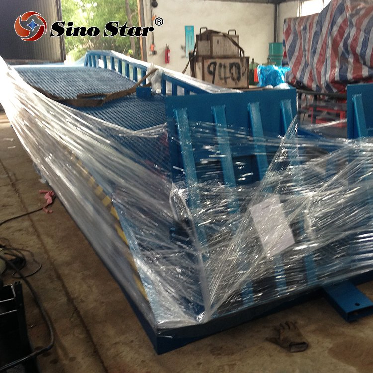 6 8 10 12 15 Ton Hydraulic Mobile Container Access Forklift Ramps Equipment