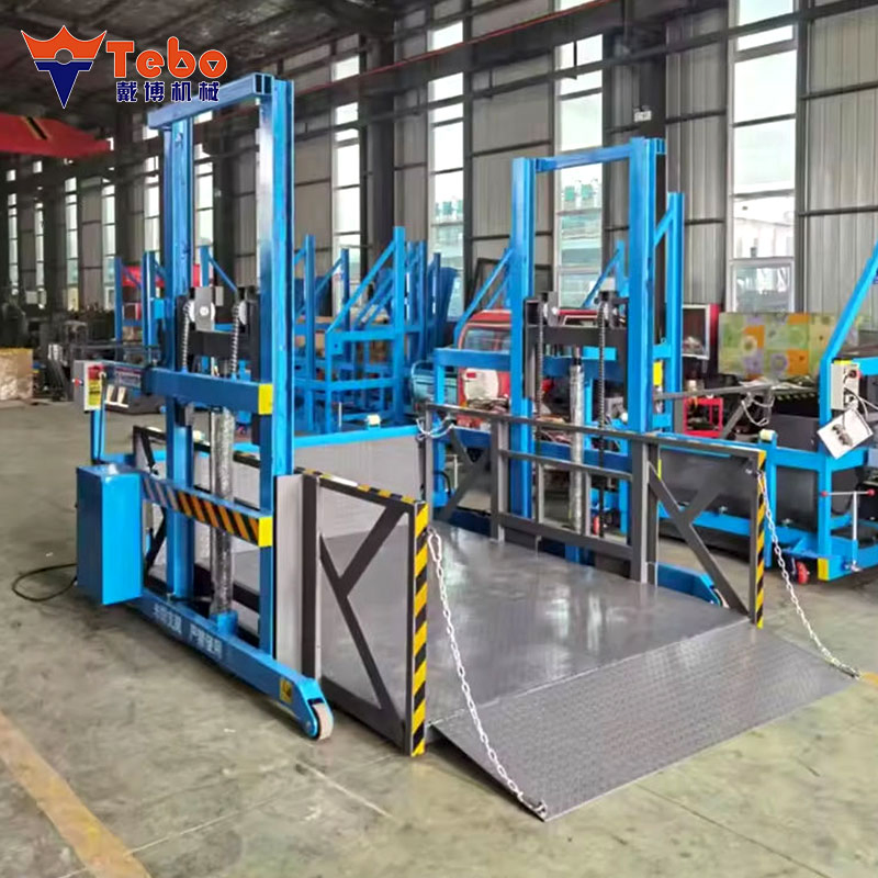 Heavy Duty Mobile Loading Dock Platform for Rapid Container Unloading Procedures