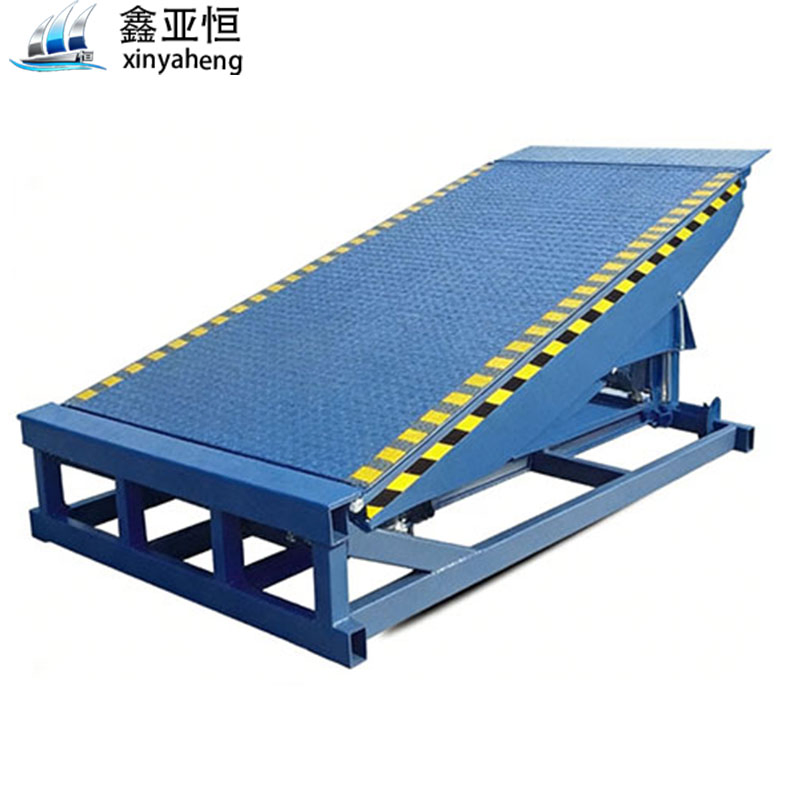 Loading &amp; Unloading Adjustable Stationary Lifting Hydraulic Mechanical Dock Leveler Yard Ramp Crane