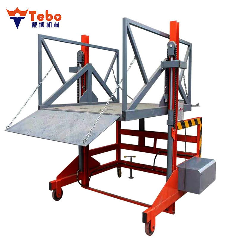 Heavy Duty Mobile Loading Dock Platform for Rapid Container Unloading Procedures