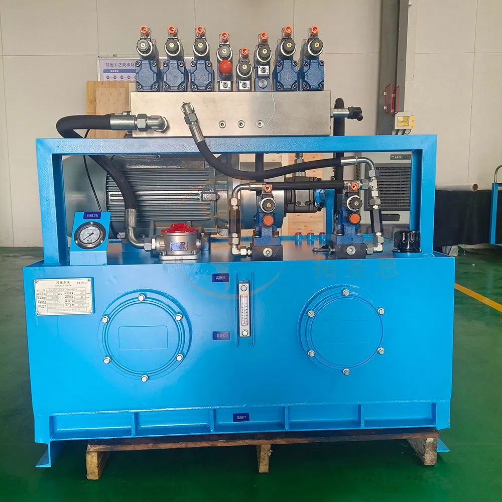 Tosion Custom 350L 10 MPa 11kw Explosion-Proof Overhead Crane Power Unit Hydraulic Station System