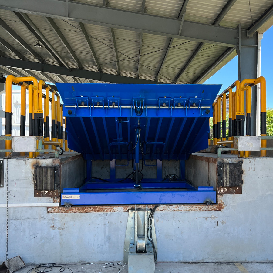 Pit Mounted Hydraulic Dock Leveler with Anti Slip Platform for Safe Loading Docks