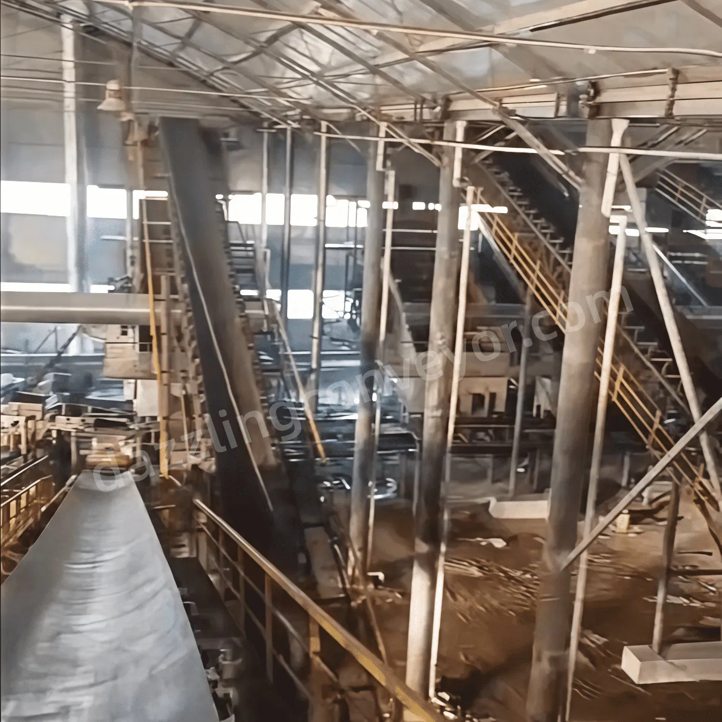 Durable Overland Belt Conveyor System for Port Bulk Material Handling