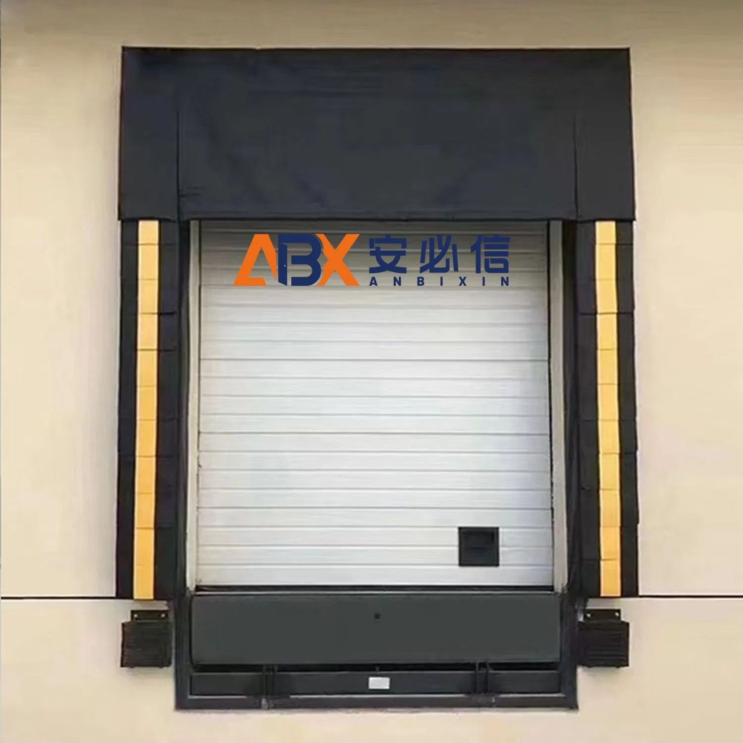 Edge of Dock Leveler with Safety Yellow Paint and Non-Slip Surface Treatment