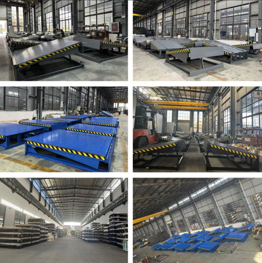 Panda Heavy-Duty Steel Dock Leveler Fixed Hydraul Loading Platform with Pump Station and Double Cylinders for Warehouse Use