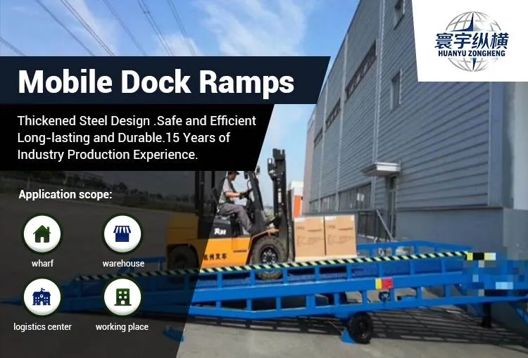 Manual Forklift Unloading Ramp
