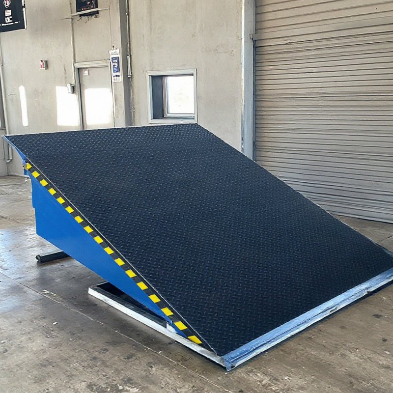 Pit Mounted Hydraulic Dock Leveler with Anti Slip Platform for Safe Loading Docks