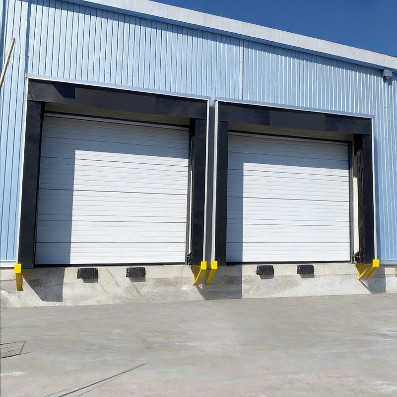 Warehouse Dock Shelter System with Retractable Inflatable Airbag