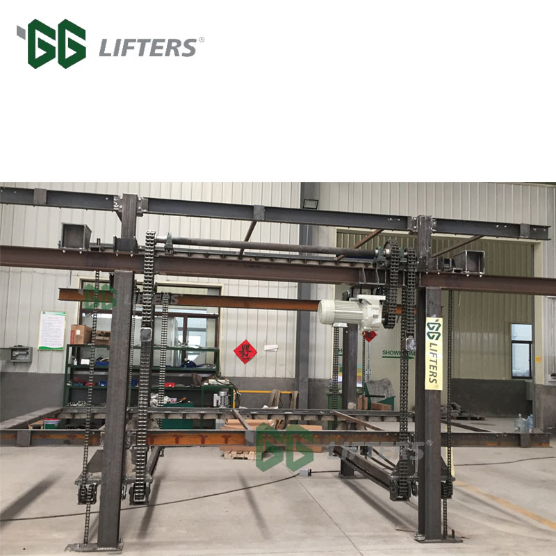 underground vertical parking lift hydraulic pit parking system