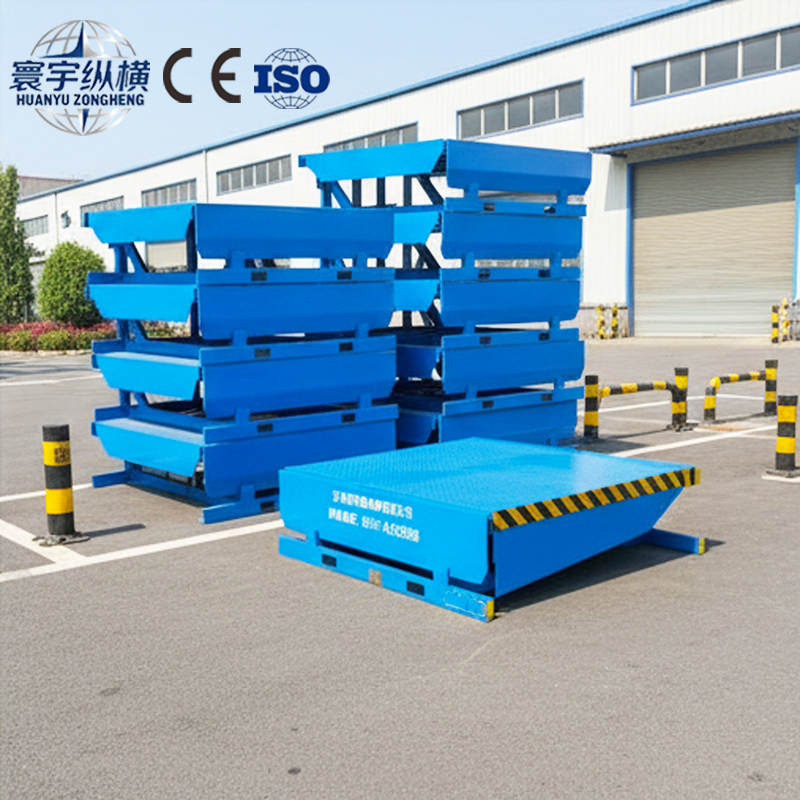 6-15 Ton Hydraulic Container Loading Dock Ramp Lift Adjustable Height Fixed Boarding Bridge Dock Levelers