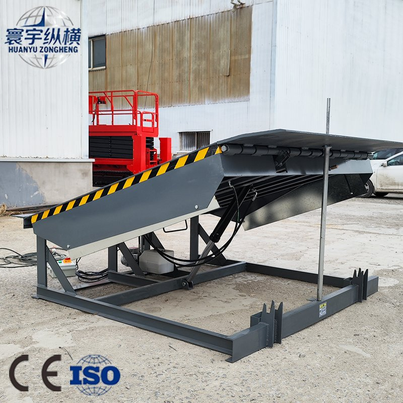 6-15 Ton Hydraulic Container Loading Dock Ramp Lift Adjustable Height Fixed Boarding Bridge Dock Levelers