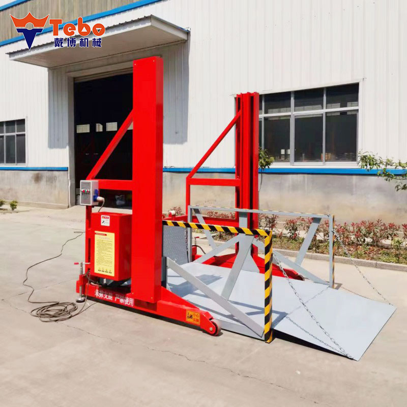 Mobile Loading Platform with Dock Ramp for Warehouse Loading and Unloading