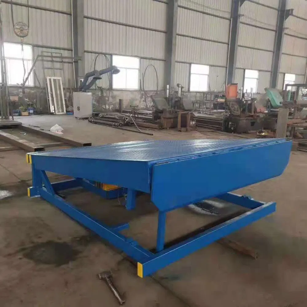 6 Ton 10 Ton Adjusted Hydraulic Towable Dock Leveler Fixed Container Loading Ramp Platform