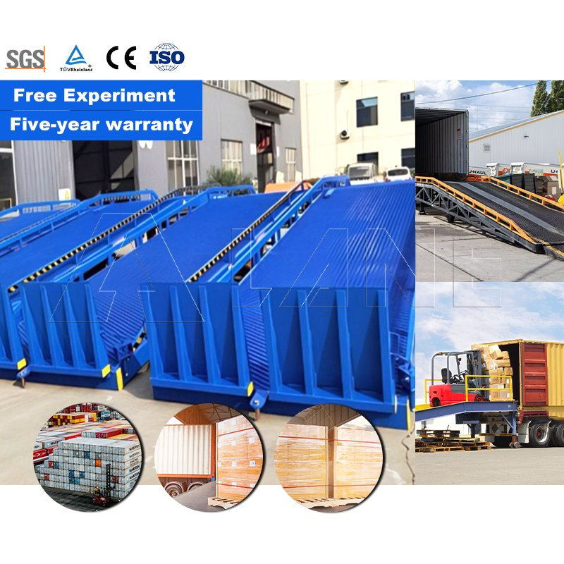 Warehouse Electric Adjustable Truck Mobile Dock Ramp Container Reloading Trailer Hydraulic Ramp