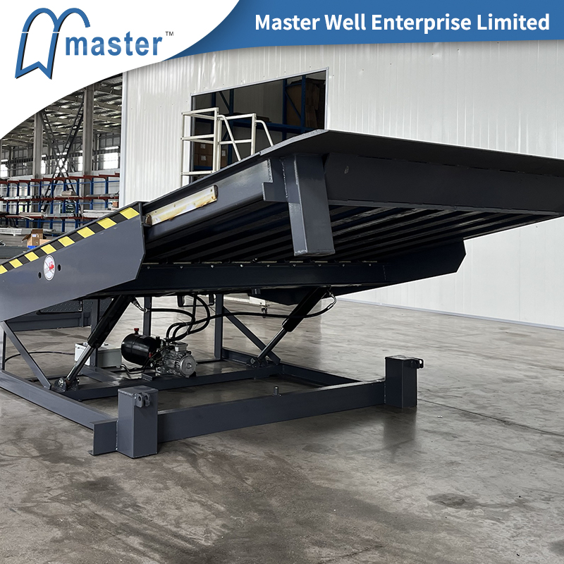 Electric Telescopic Lip Container Hydraulic Vertical Storing Dock Leveler