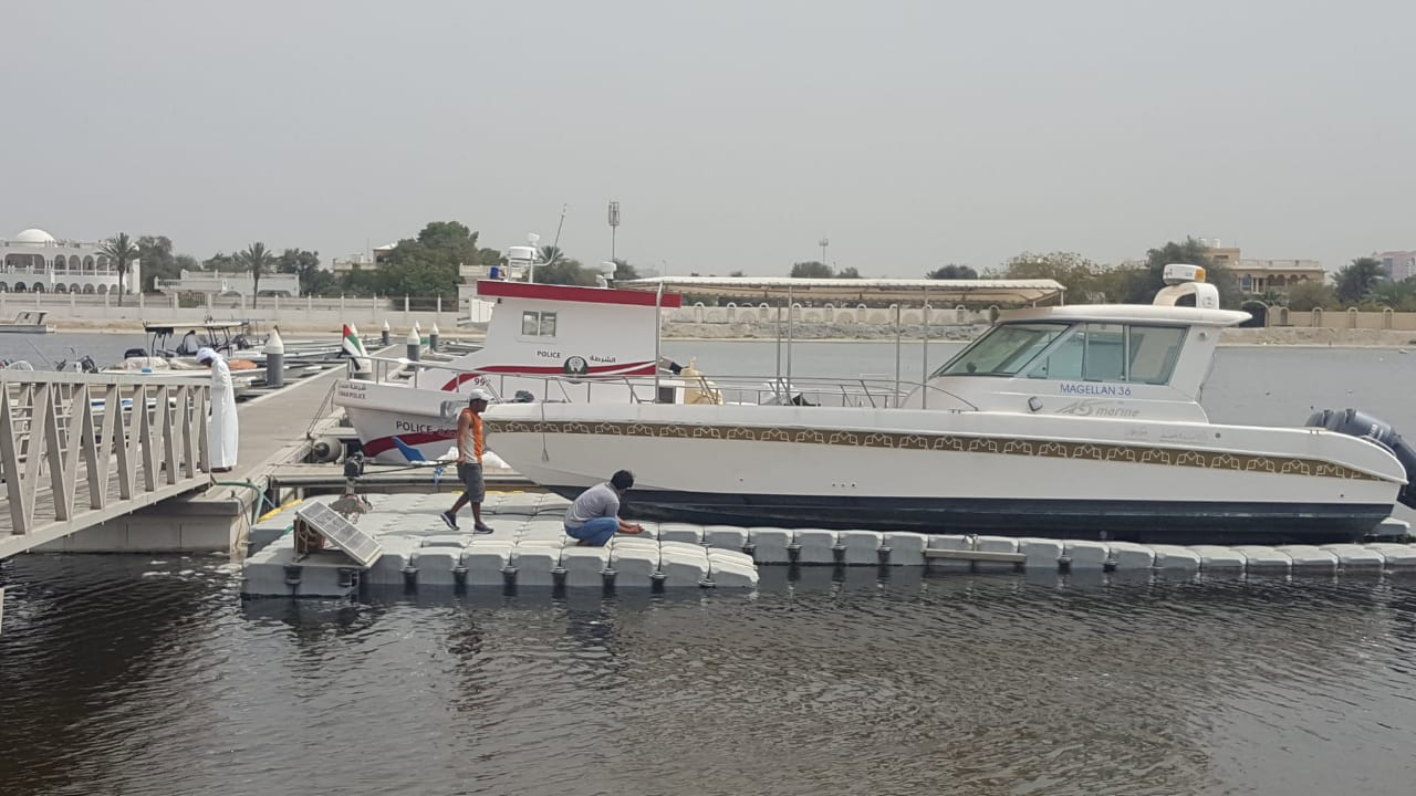 Floating Pontoon Dry Docking System