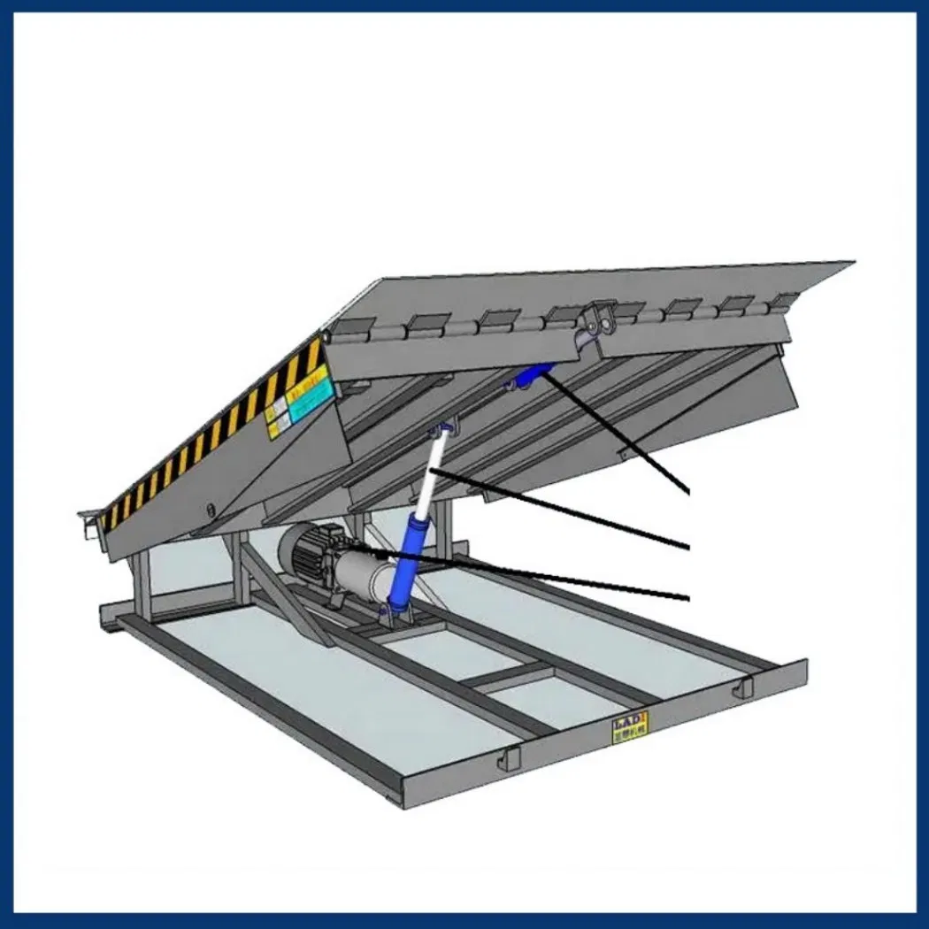 New Arrival 6 Ton/8 Ton Inflatable Air Bag Hydraulic Fixed Dock Leveler