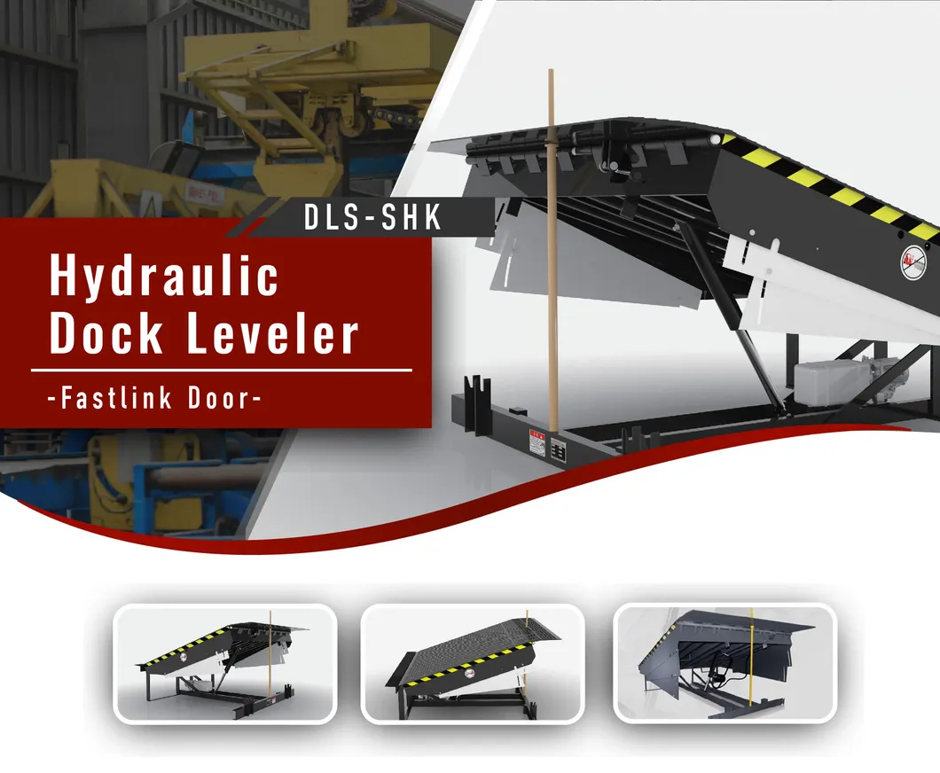 Industrial Steel Vertical Storing Scissor Lift Hydraulic Dock Leveler
