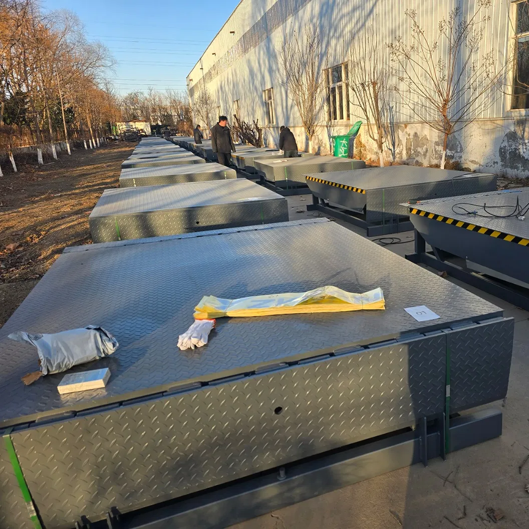 Fixed Loading Dock Platform Hydraulic 6ton 8ton Capacity