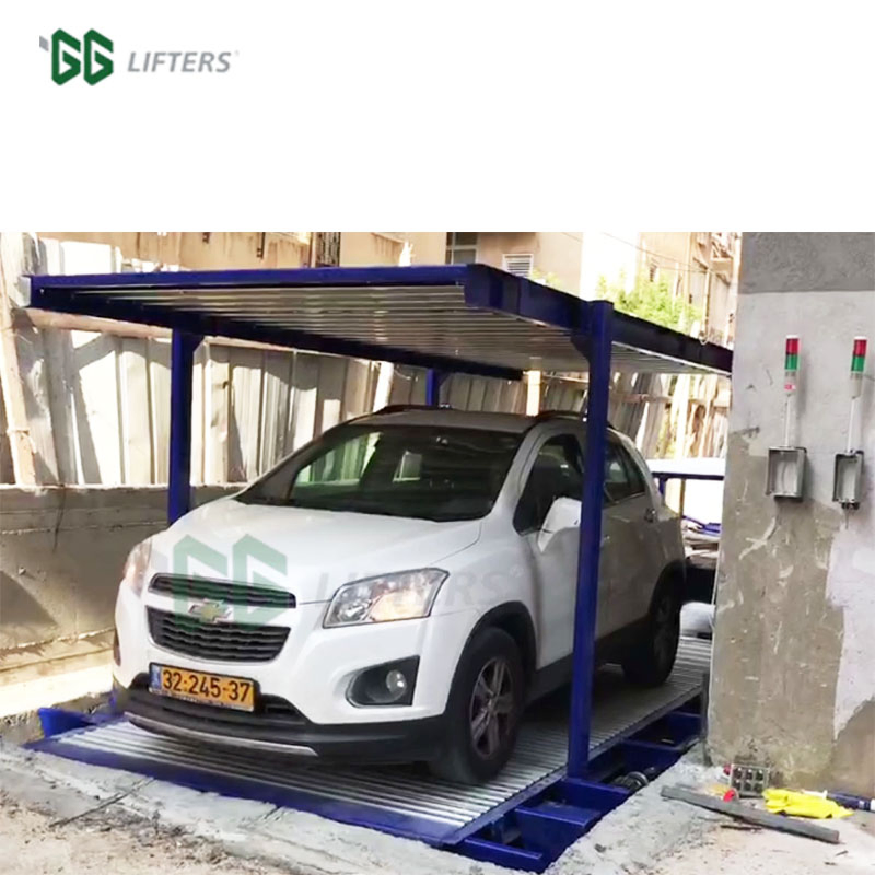 underground vertical parking lift hydraulic pit parking system