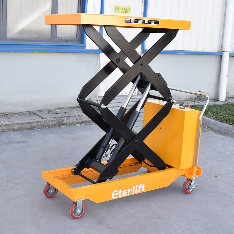 CE Certified 500kg-1000kg 0.45m-2m Mobile Scissor Lift Platform