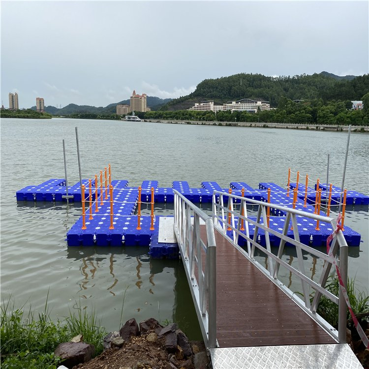 Marina Gangway Walkway Bridge with Handrail Aluminum Gangway