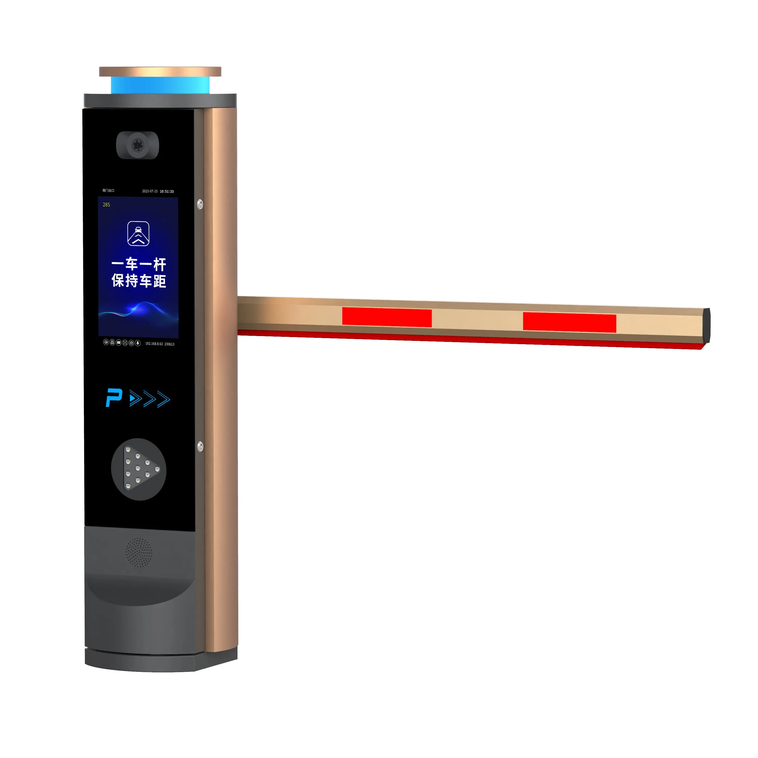 Lpr with Software for Security System Parking Camera Road Anpr Gate Barrier