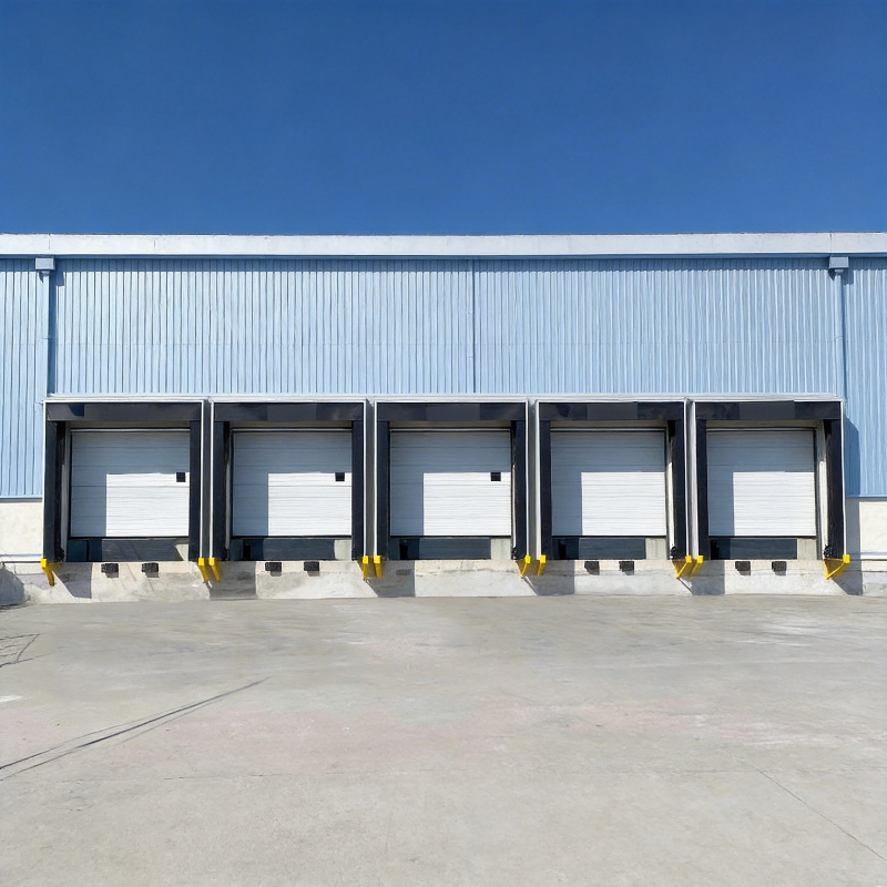 Warehouse Dock Shelter System with Retractable Inflatable Airbag