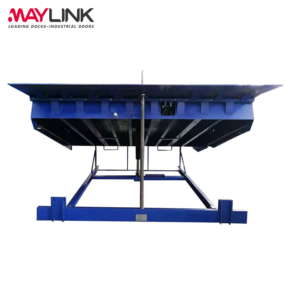 Maylink Non-Slip Steel Dock Plate Leveler for Heavy Duty Truck Loading