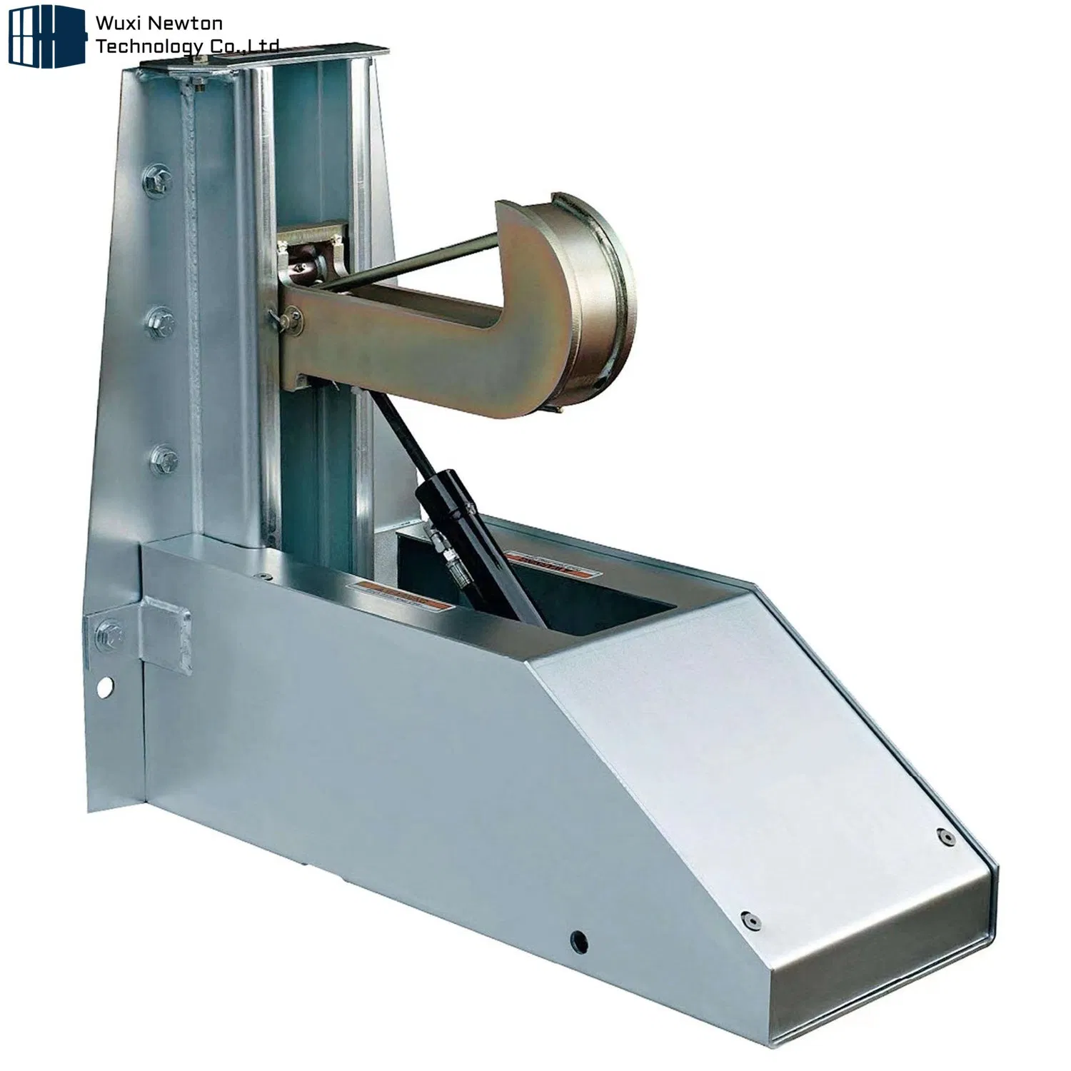 Steel Construction Swing Lip Electric Vertical Dock Leveler with Power Unit