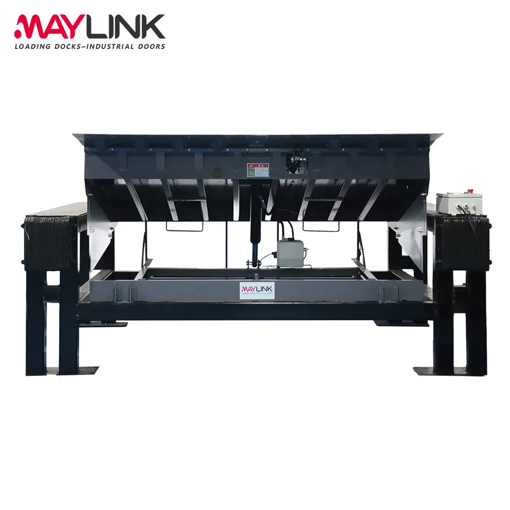 Maylink Heavy Duty Loading Dock Leveler with Non-Slip Steel Surface for Safe Truck Access
