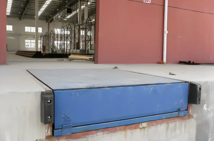 Forklift Platform Cold Storage Load Equipment Single Cylinder Loading Ramp Dock Leveler in Warehouse