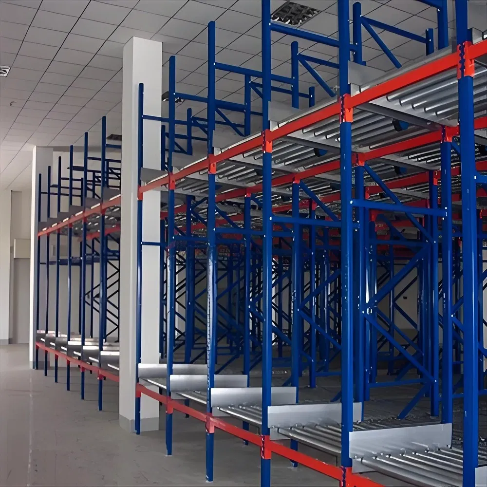 Warehouse Storage Gravity Pallet Roller Flow Rack System