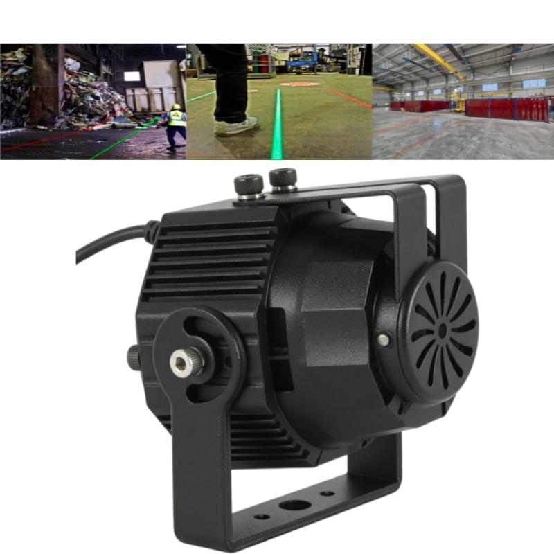 Crane 3r RGB Laser Dock Guidance System for Pedestrian Walkways Safety