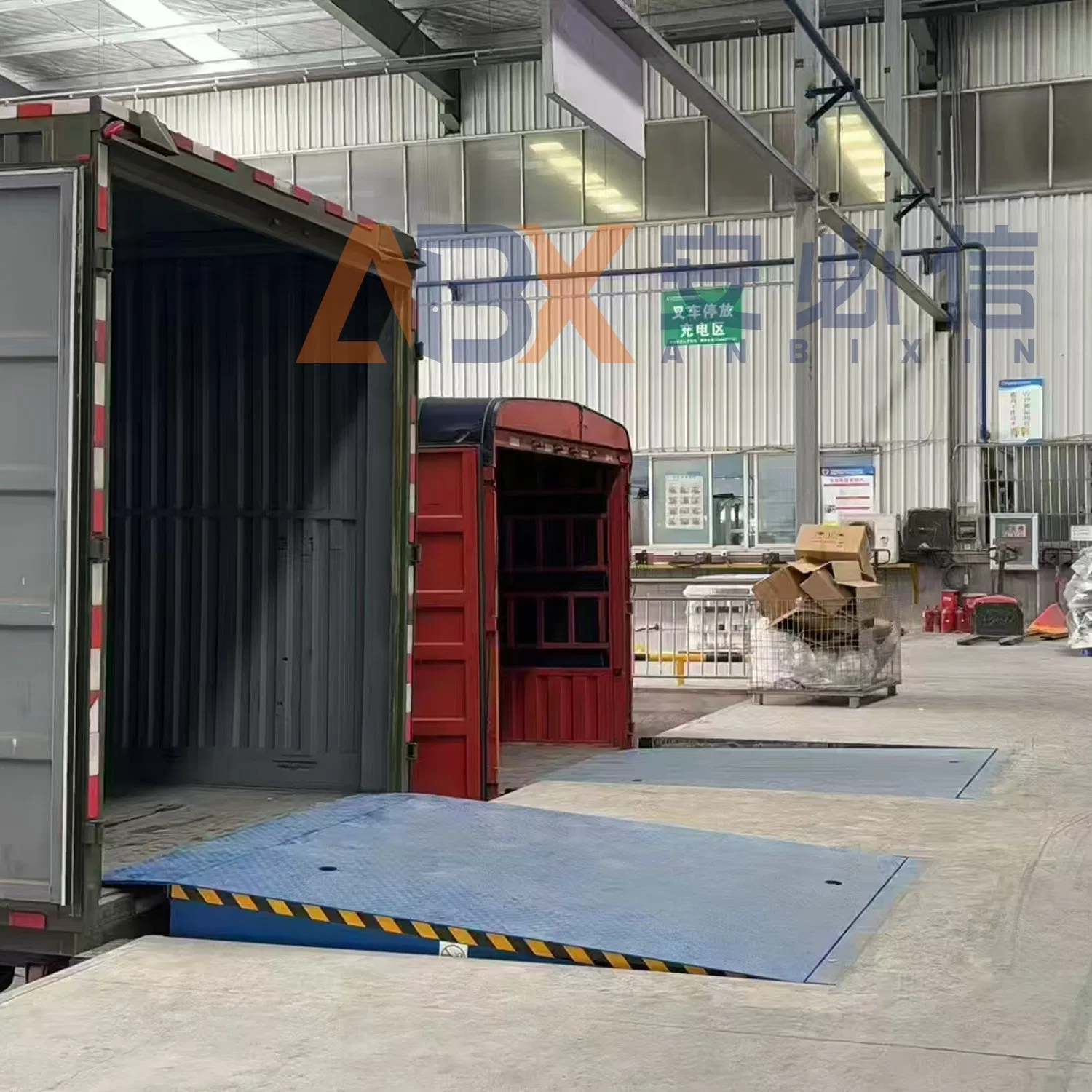 Dock Leveler Smart Safety System with Motion Detection Sensors