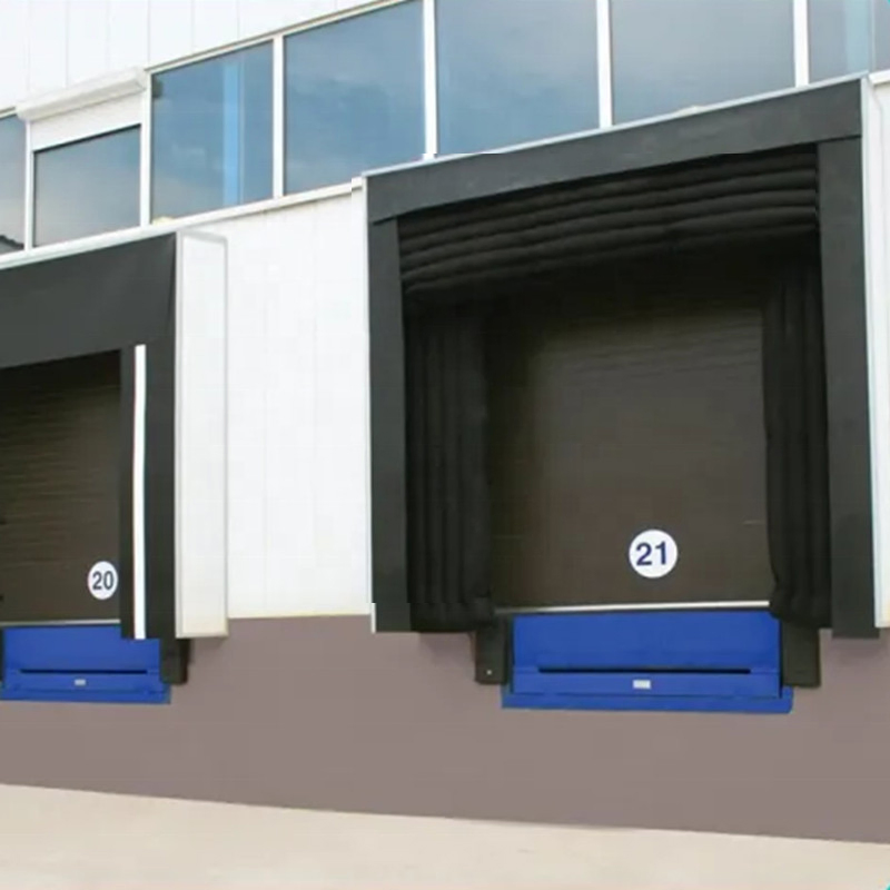 Extended PVC Dock Shelter Material Supplier Dock Leveler