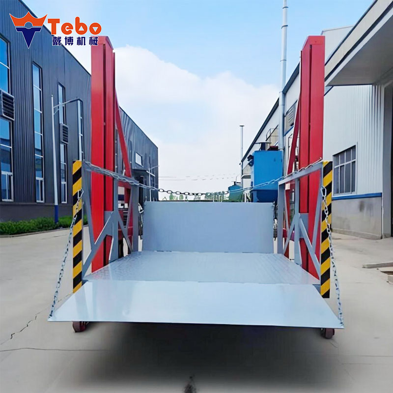 Container Loading Ramp for Truck Unloading Platform Without Fixed Dock