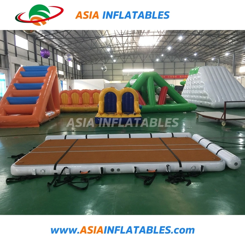 Water Play Equipment Jetski Yacht Inflatable Water Floating Fishing Platform