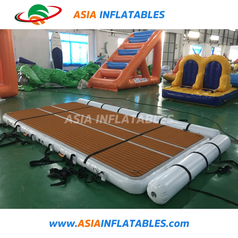 Water Play Equipment Jetski Yacht Inflatable Water Floating Fishing Platform