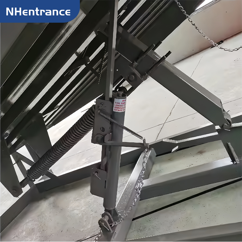 Manual Dock Leveling Ramp with Mechanical Spring System Pit Mounted Dock Leveler for Truck Loading